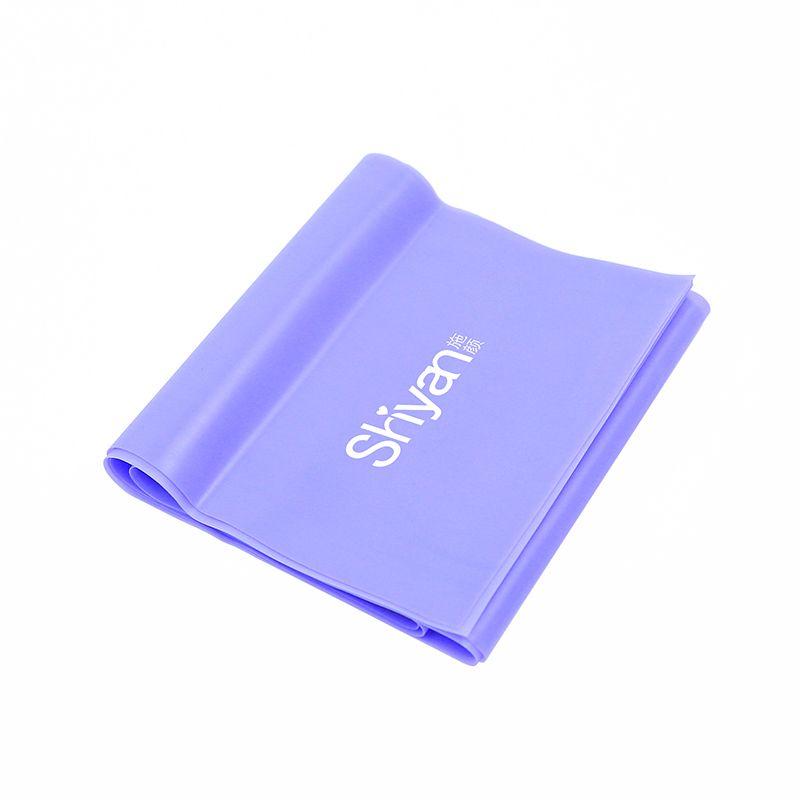 

Shi Yan Yoga Elastic Band Rubber Resistance Tension Band Strength Training Yoga Fitness Slimming Latex Pull Resistance Band Light purple (2.5 m 25 lb)