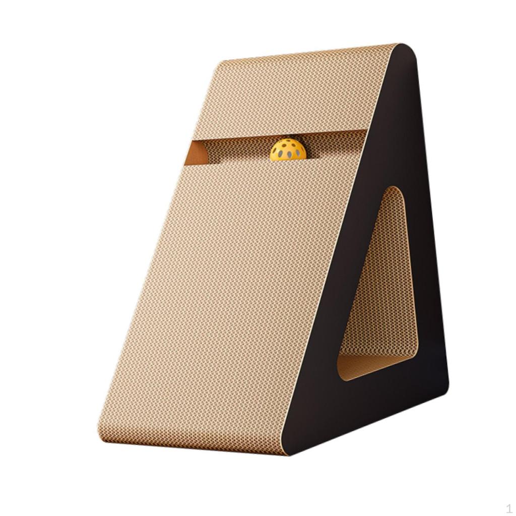 Cardboard Cat Scratcher for Claw Maintenance and Furniture Safety with Perch Feature