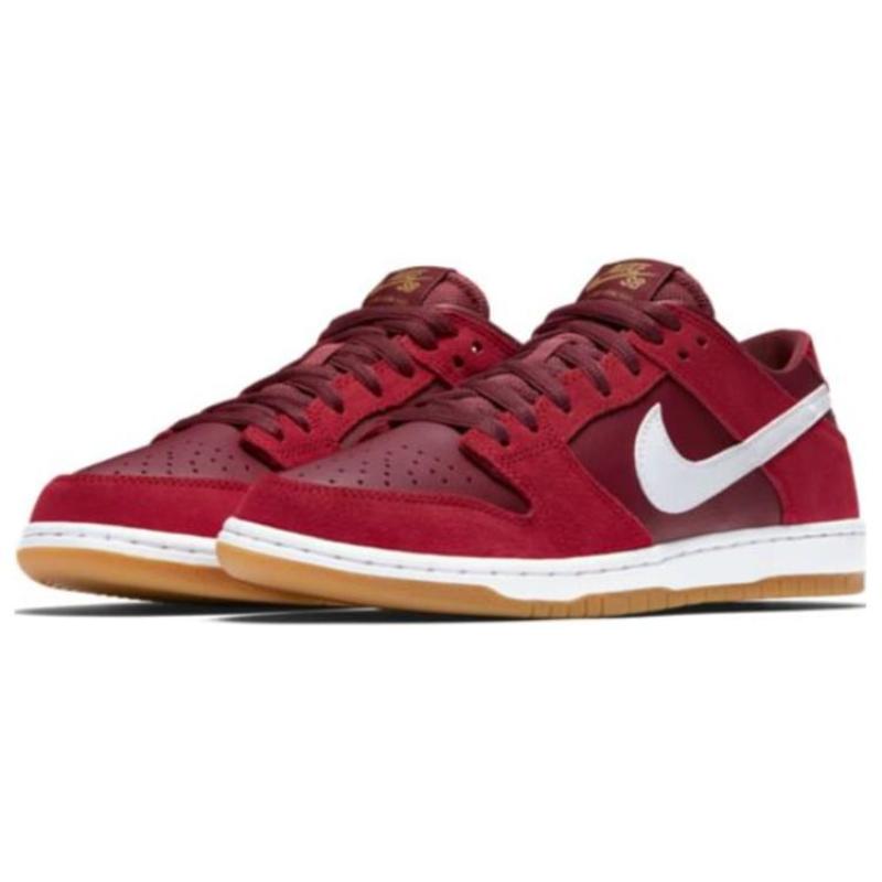 Nike Sb Zoom Dunk Low Track Red Skateboard Shoes 854866-616