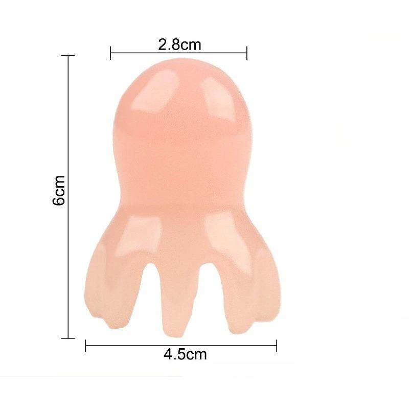 

Octopus Shaped Head Massage Comb Resin Wide Tooth Scalp Massage Comb Meridian Acupoint Back and Neck Manual Deep Massage Tools
