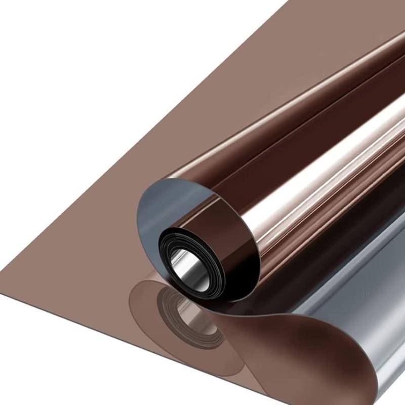 40x100cm One Way Daytime Privacy Film Heat Control Sun Blocking Anti UV Reflective Static Cling Window Tint for Home And Office