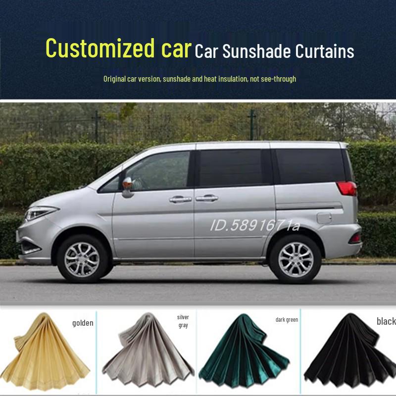 Nissan Livina Aluminum Alloy Double Track Car Sunshade for Side Windows