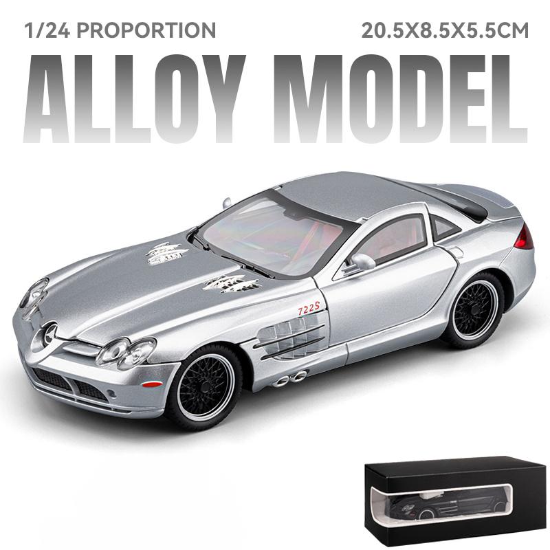 1:24 Benz SLR McLaren 722 S Roadster Speedster Supercar Alloy Metal Diecast Model Car Valentine's Day Gift For Boyfriend Collect