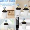 5/1PCS Self Watering Plastic Flower Pot Double Layer Hydroponics Plants Pot Vases Succulent Potted Desktop Vase Home Decoration