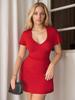 2025 Spring/Summer Women's Sexy Bodycon Mini Dress with European and American Style Design