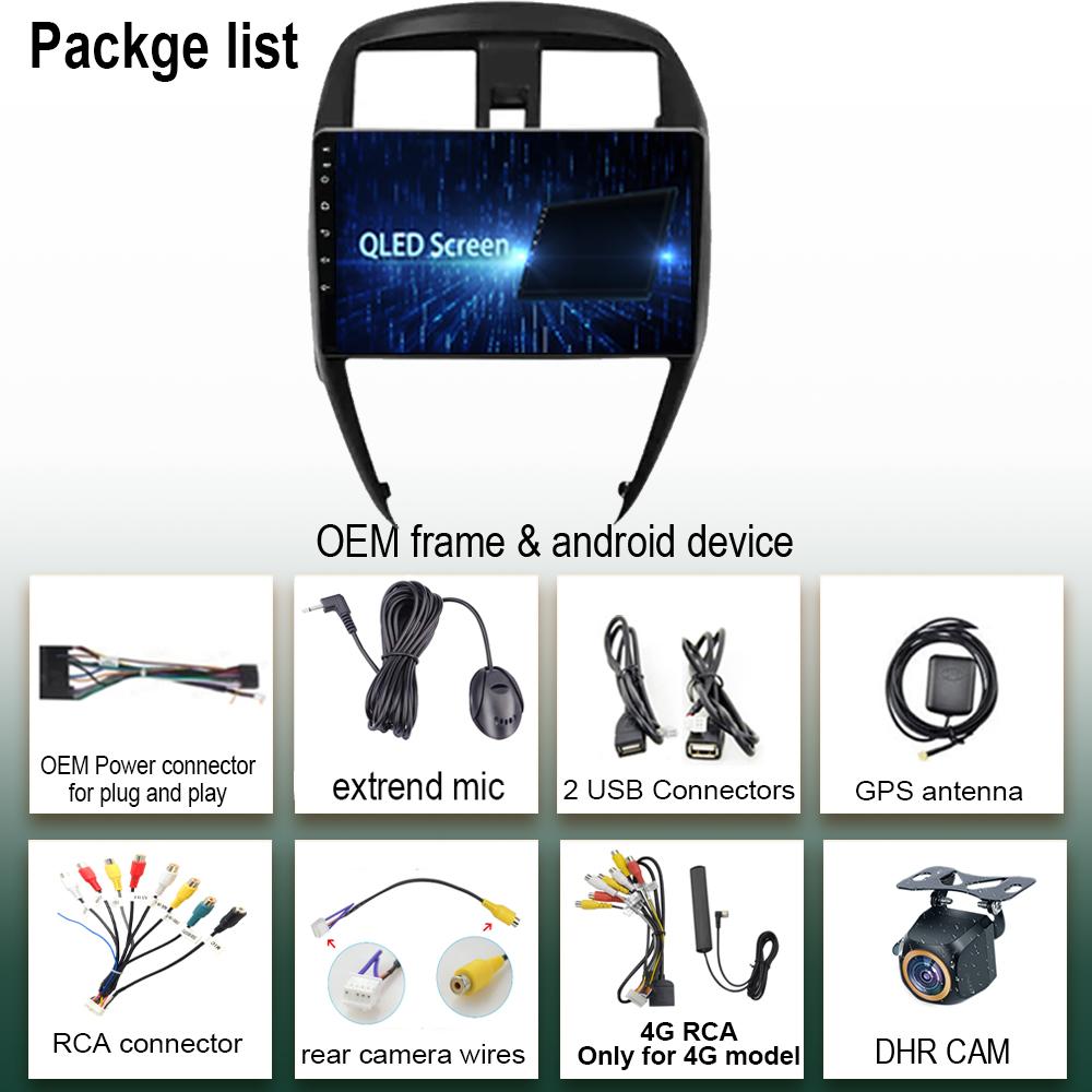 Android 14 For Nissan Micra March Versa Note Livina Almera Latio Sunny Juke Versa 2014 - 2018 -2020 Auto Radio GPS Navigation