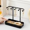 Desktop Jewelry Stand Space Saving PP Multifunctional Jewelry   Rack for Rring Necklace Bracelets