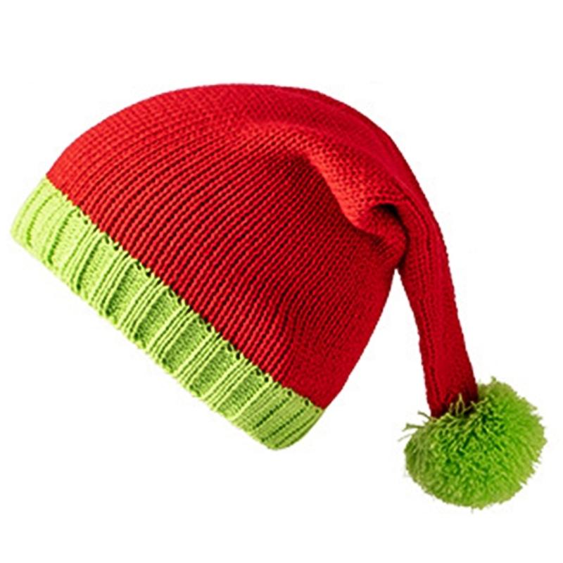 Decoration Adult Children's Hat Personality Accessory Hat Knitted Colorful Christmas Hat Holiday Outfits