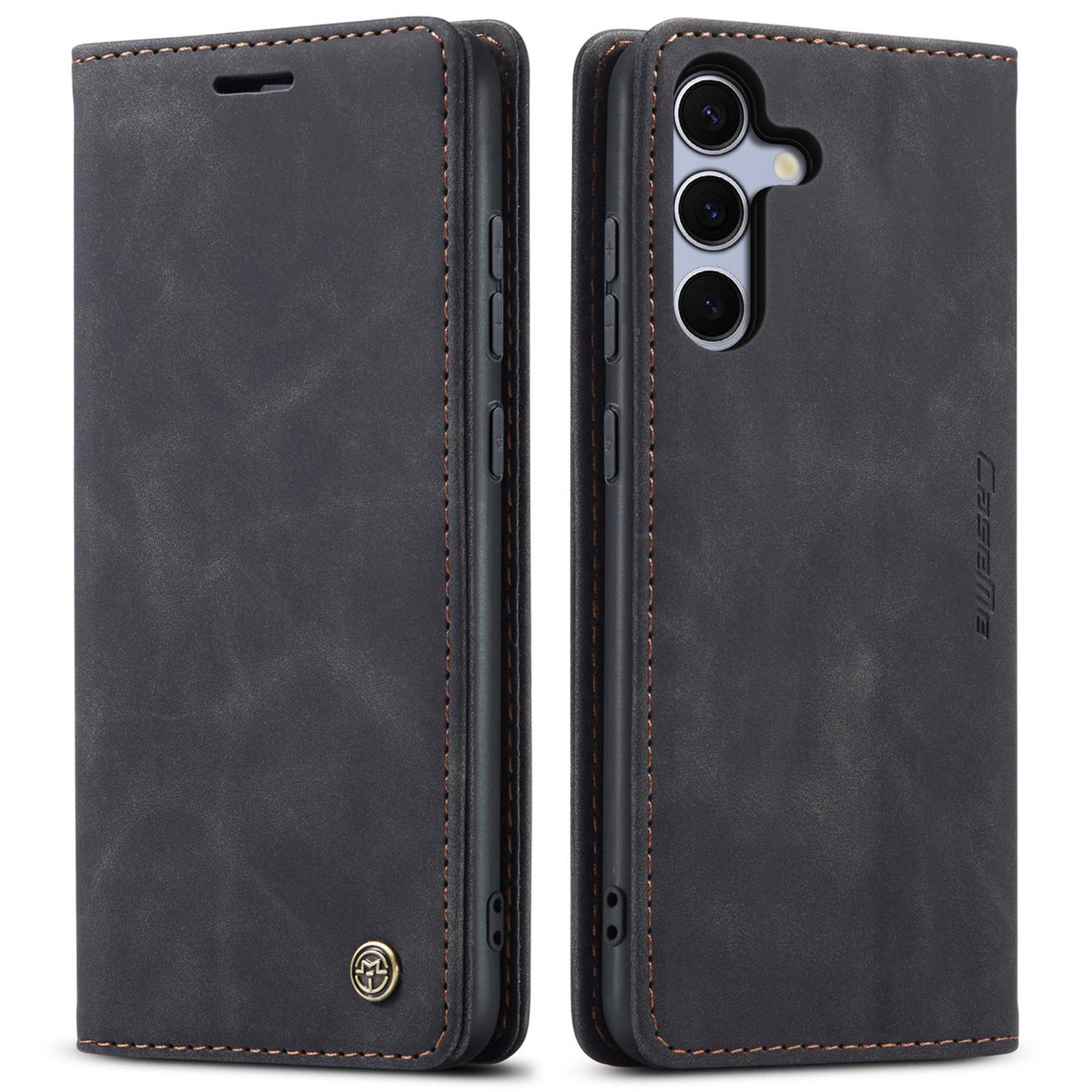 Suitable for Samsung S25Edge flip phone case, S26 phone leather case, anti-drop Galaxy A36 protective case Samsung S26 Ultra чёрный