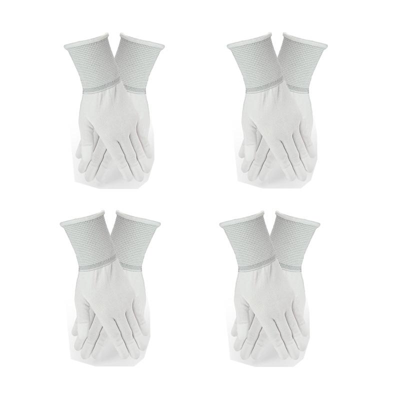 Auto-Vinylfolien-Handschuhe Nylon PU-beschichtete Fingerspitzen Antistatische Handschuhe Staubfreie Fensterfolier-Arbeitshandschuhe Folien-Installationswerkzeuge