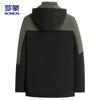 ROMON Men's A02 Winter Warm Hooded Business Casual Padded Jacket