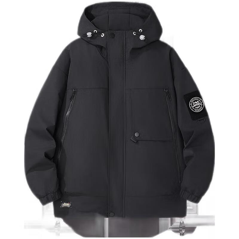JEEP Men s Hooded Jacket P841MWJ362 2XL