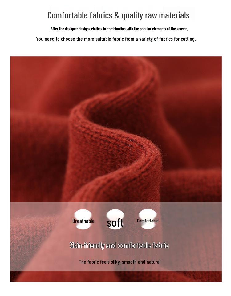 100% reine Schurwolle Damen Pullover mit halbem Stehkragen - Warme Strick-Basisschicht für mittlere und ältere Menschen