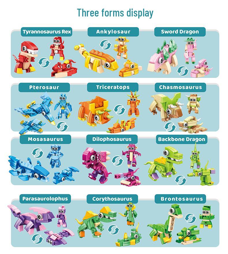 Dinosaur Series Building Blocks - Educational Toy for Kids