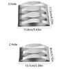 Stainless Steel Stainless Steel Holder Two Hole Wall Toothbrush Holder Bathroom Holder  Wall Mount