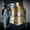 Brave Lady Armor, Medieval Knight Tassets Armor with Chainmail, Female Costume, Cosplay Armor, Larp Armor