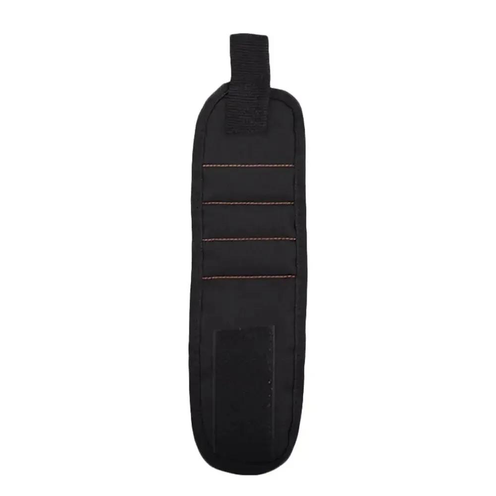 Adjustable Magnetic Wristband Tool Bag for Electricians Portable Metal Screw Small Nail Bolt Holder Strong Wrist Belt