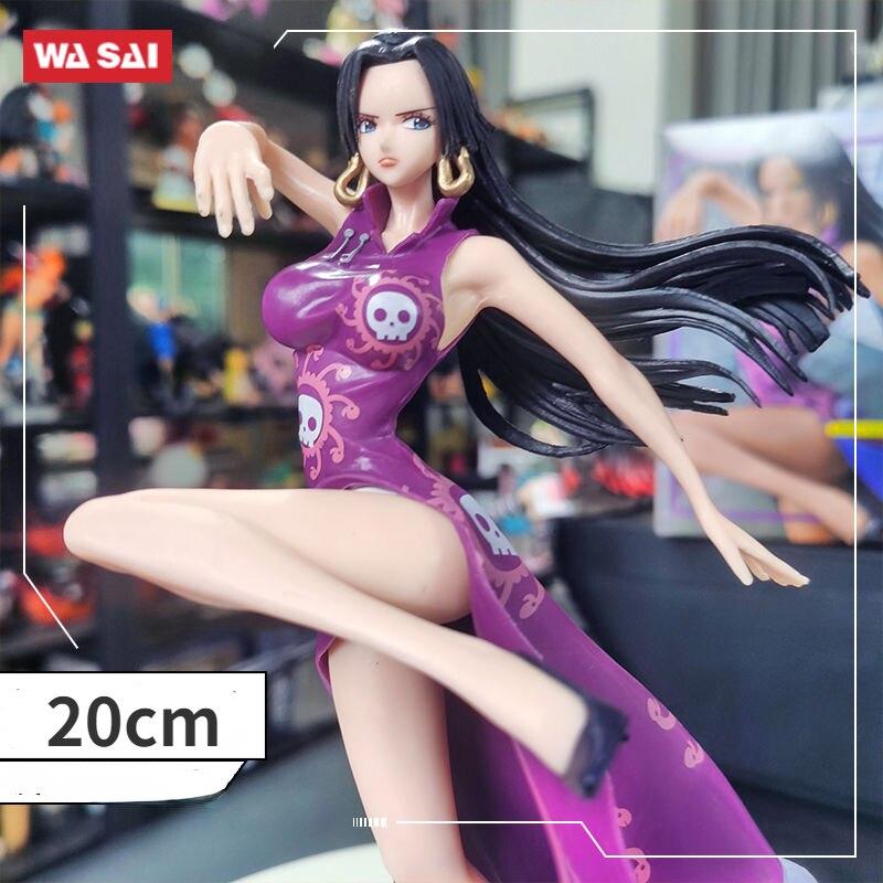 2022 Новое аниме One Piece Action Фигура Леди Чхонсам Боа Хэнкок Фигура ПВХ 20см Коллекция Модель Фигурки Игрушки Куклы для подарка