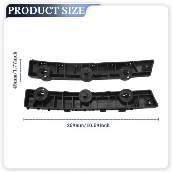 For Nissan Rogue 2014- Front Bumper Retainer Mounting Brackets Right Left