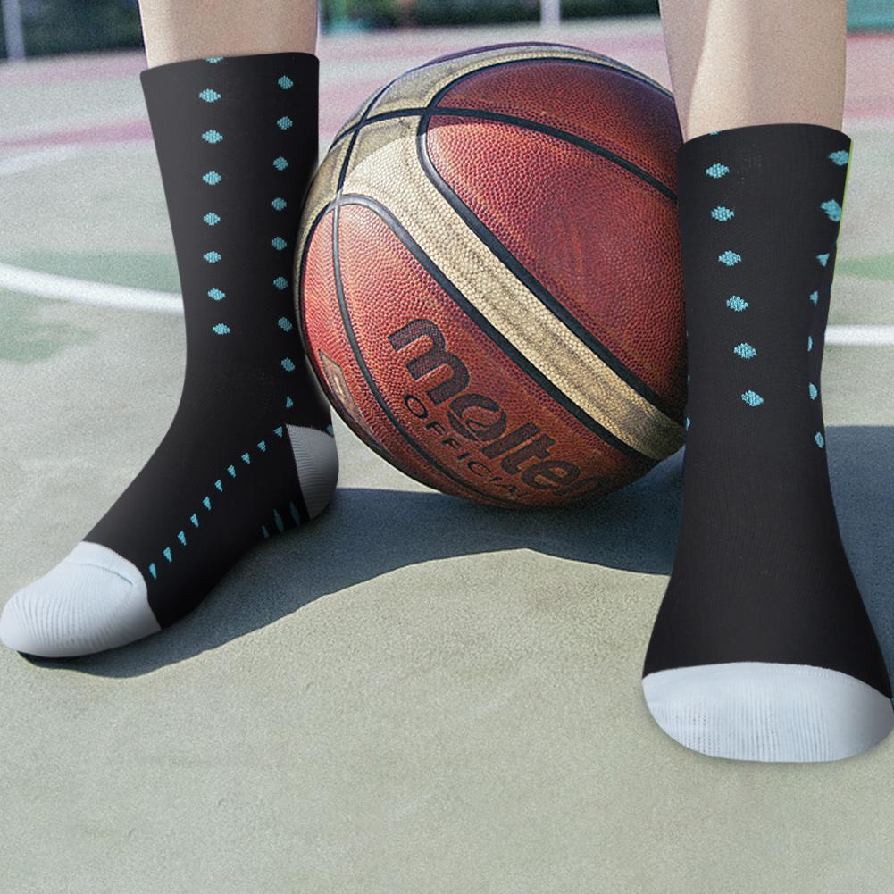 3Colors Men Women Bike Bicycle Cycling Running Sport Breathable Nylon Calf  Socks