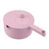 Household Vegetable Drainer Manual Salad Dehydrator Vegetable Washing Basket for KitchenPink