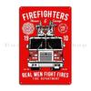 Firefighting Metal Plaque Poster Personalized Wall Cave Decoration Classic Cinema Tin Sign Poster