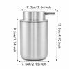 Dispenser per Sapone in Acciaio Inossidabile a Prova di Perdite 160ml Contenitore per Sapone da Piatti Dispenser per Sapone per le Mani Bagno