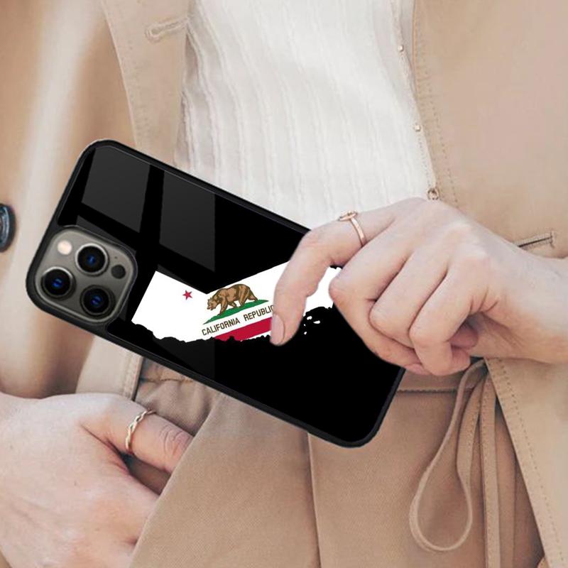 

flag of California Republic Magnetic Phone Case For APPLE iPhone 17 Air 16 14 13 12 Pro Max 15 Plus Wireless With MagSafe Cover iPhone 14