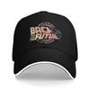 Back To The Future Retro Movie Sandwich Caps Unisex Women Vintage Time Travel Caps Golf Hats Breathable Baseball Cap Summer