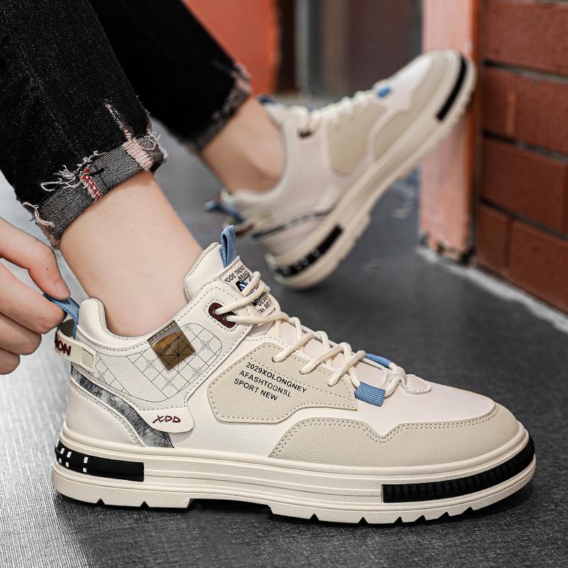 Nowe męskie buty sportowe na co dzień Four Seasons Sulfide Shoes Męskie buty do chodzenia Płaskie podeszwy Uniwersalne męskie trampki