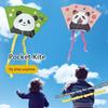 Rabbit Children Sports Kites Panda Spring Outing Pocket Kite Children Entertainment