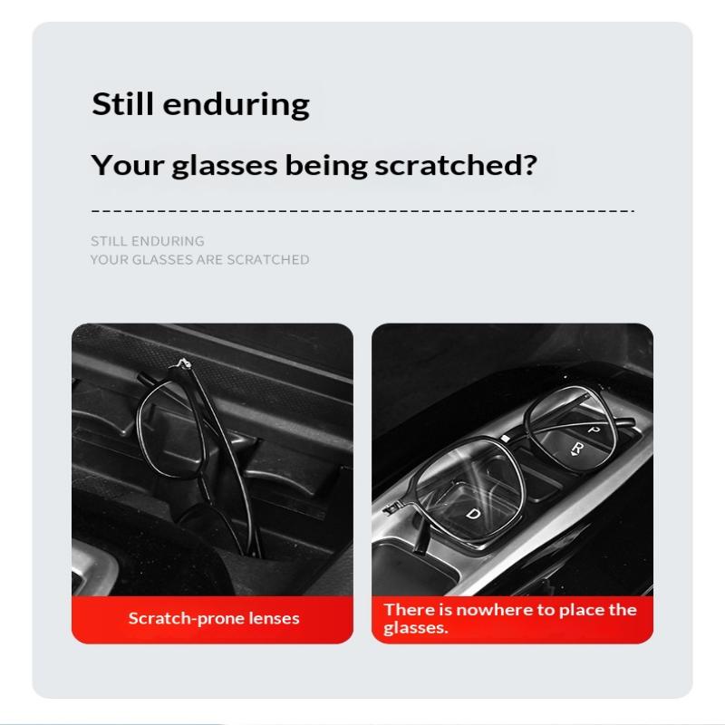 Cutie Ochelari Auto Suport Portabil Ochelari de Soare Auto Suport Ochelari de Condus Carcasă Ochelari Cutie Depozitare Multifuncțională Parasolar