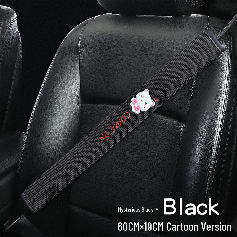 

Cartoon Car Seat Belt Shoulder Pad Cover - Cute, Extended, Anti-Wear Design for Truck Safety Shoulder Pad 24CM Solid