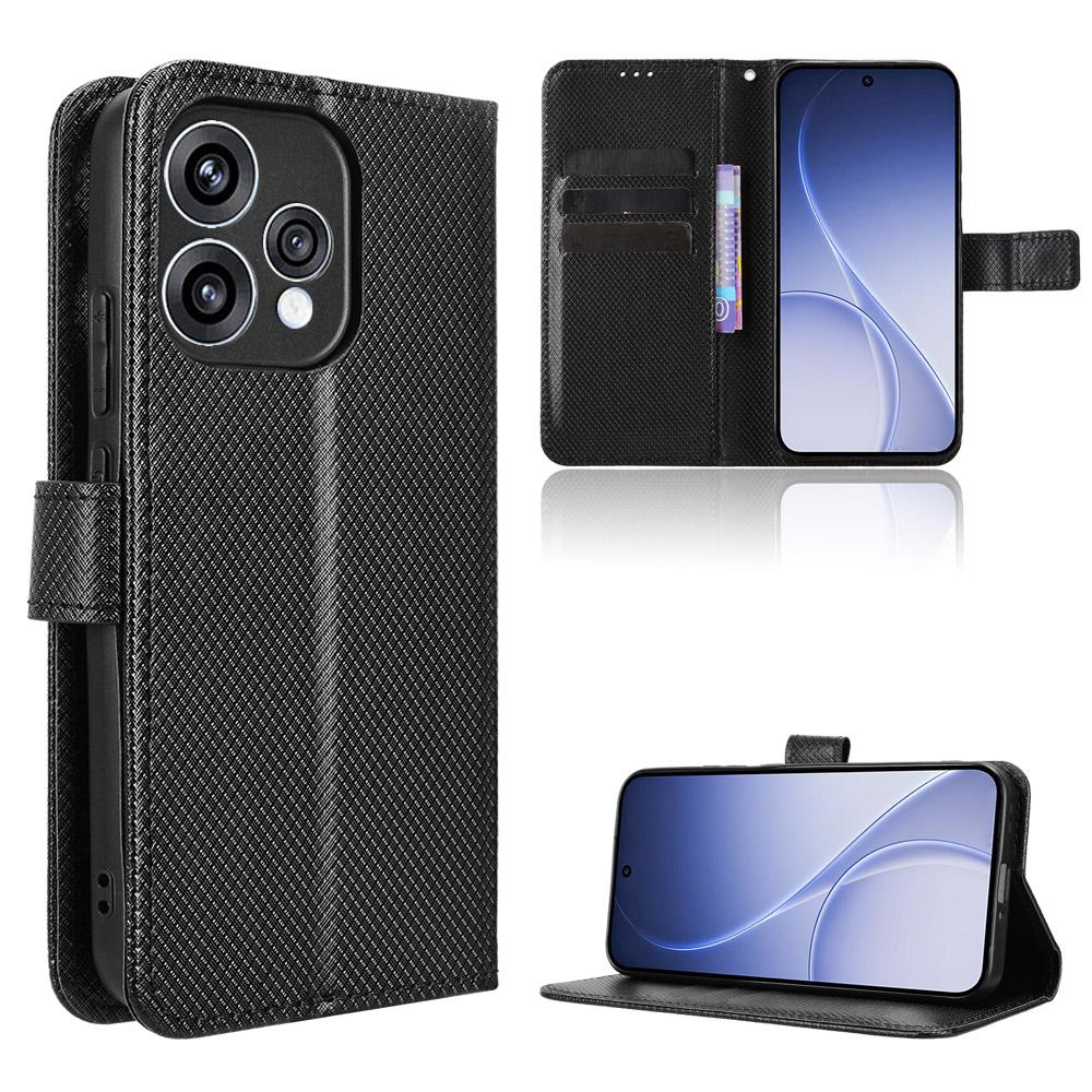 

Flip Cases Compatible for OPPO Reno 15 / Reno15 Leather Case [Flip Vintage Leather] Shockproof Durable Retro Phone Case for OPPO Reno 15 / Reno15 чёрный