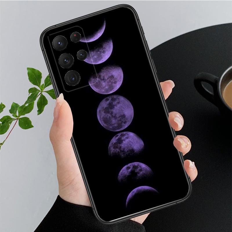Phone Case for Samsung Galaxy A35 A55 A54 A15 A25 A05s A05 A22 A24 A52 A33 A34 M34 M14 M54 M23 Purple Aesthetic Case Funda