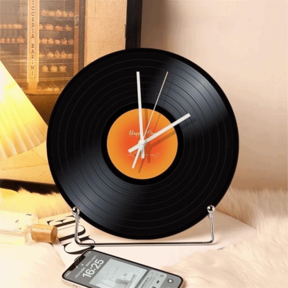 Sunset Vinyl Record Wall Clock Silent Mechanism DIY Wall Clock Decorative Wall Clock  Living Room