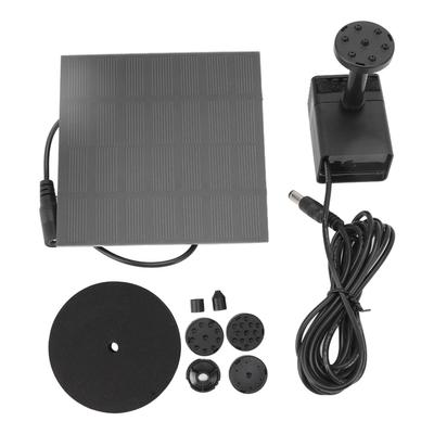 DIY Solar Water Pump Kit Eco Friendly Solar Powered Water Fountain Pump with 6 Nozzles for Bird
