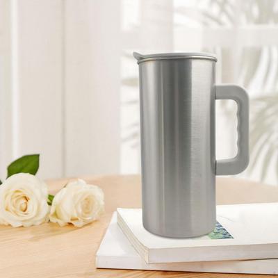 Nerezová konvice Nádoba na nápoje Láhev na vodu s víkem pro domácnost Hotel