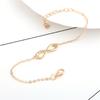 L040 Minimalist Punk Vintage Bijoux Fashion Charm Infinity 8 Bracelets For Women Gift Men Chain Tiny Bangles Cheap Jewelry