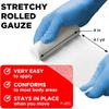 7.5/10cm X 4.5m Baumwolle PBT Elastische Binde Medizinischer Bedarf Konform Erster Hilfe Mullrollen für Wundversorgung Notfallversorgung
