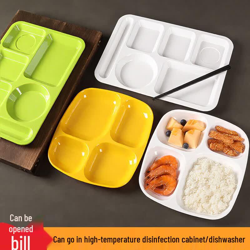 Commercial Melamine Divided Cafeteria Tray