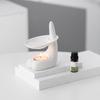 Kreative Kerzenständer, beruhigender ätherischer Öl-Aromatherapie-Diffusor, beheizter Weihrauch-Diffusor, weißer Keramik-Kerzenhalter, Heimdekoration
