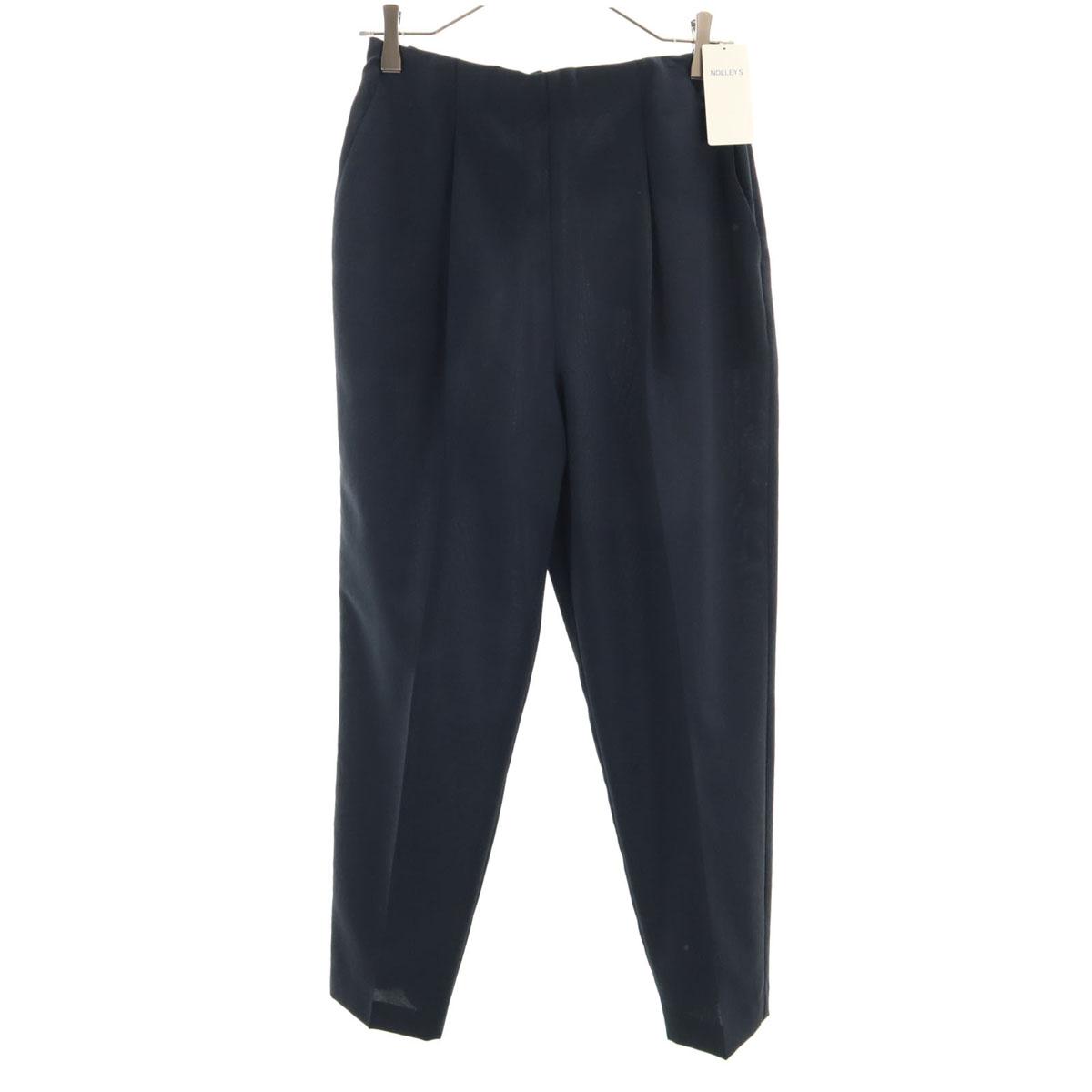 

unused NOLLEY S dry Tapered pants 40 Navy Women Used