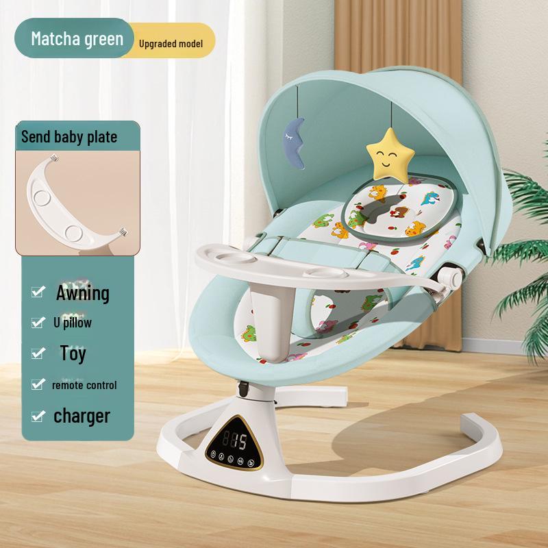 

Детское успокаивающее кресло-качалка Cross-Border: Детское кресло-реклайнер и электрическое кресло-качели