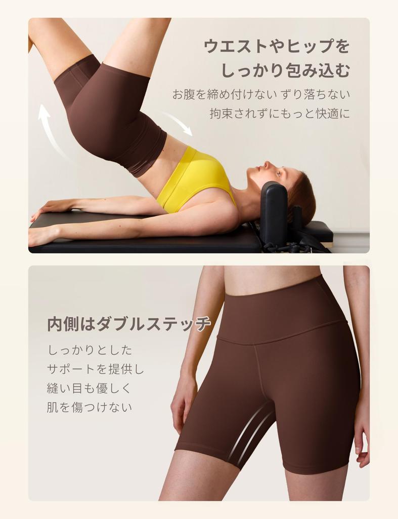 CRZ YOGA Biker Short Yoga High Universe Size M Women's Shorts, Leggings, Shorts, Waist, 3/4 Length, Butterluxe, 8-Inch Inseam, Blue,