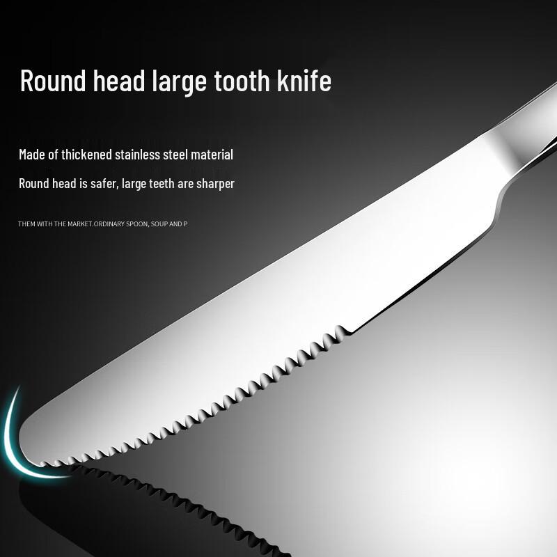 Olotti 304 Stainless Steel 2-Piece Steak Cutlery Set