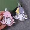Exquisite Trick Cat Bag Pendant Rotatable Jewelry Keychain Pull Play Egg Cat Keychain  Women Men