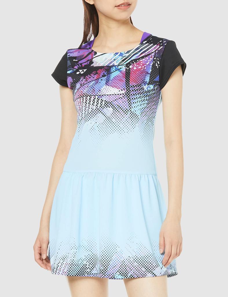 YONEX Dress Inner 20723 Aqua Blue S One-Piece (with Spats) Women's (111)