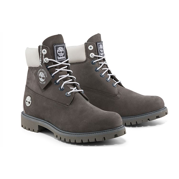 Timberland Leather Durable Casual Comfortable Mid-Calf Outdoor Boots Men boots Gray A616QW