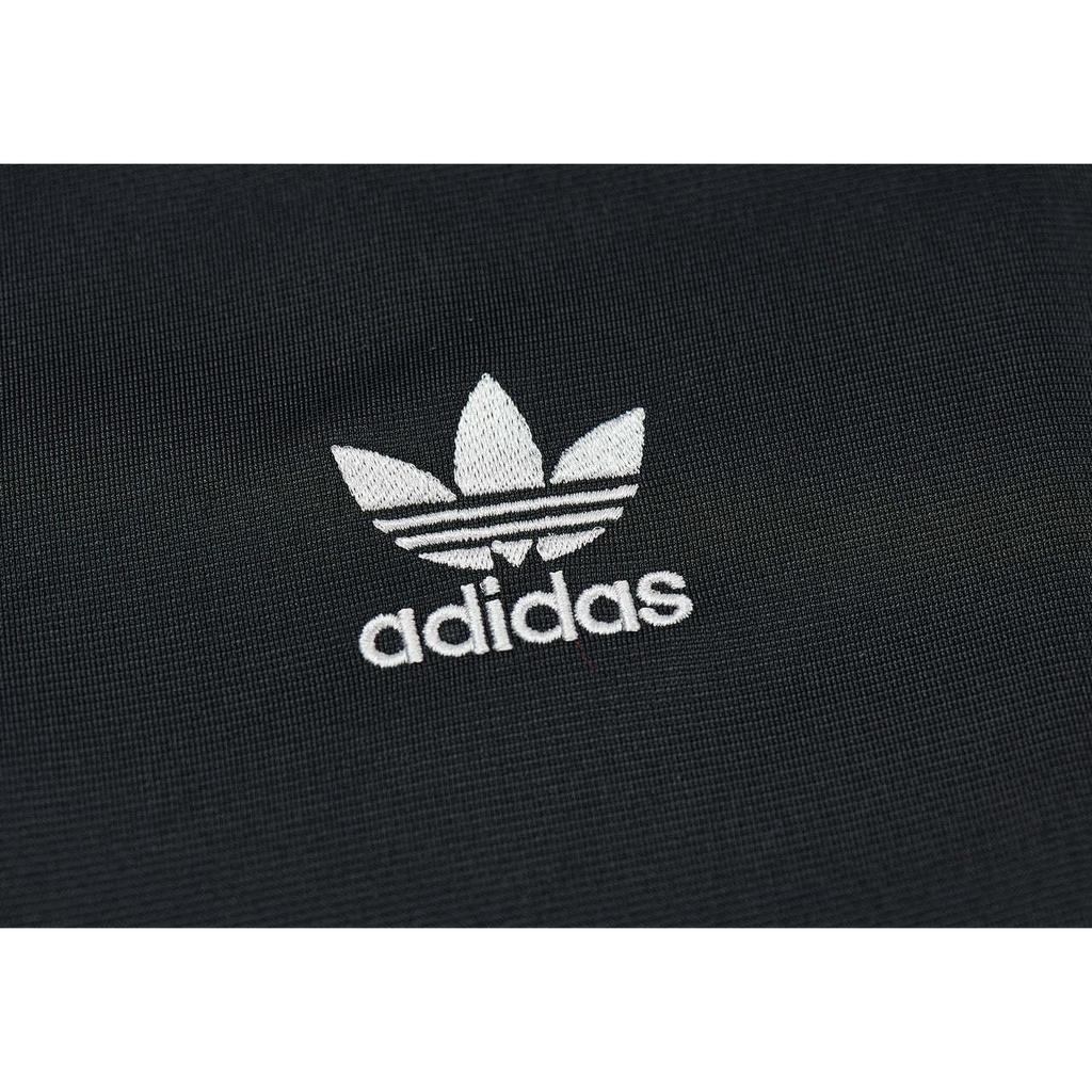 Palace X Adidas Originals Firebird Mikina s kapucí a vyšívaným logem Unisex Topy Černá IJ9803